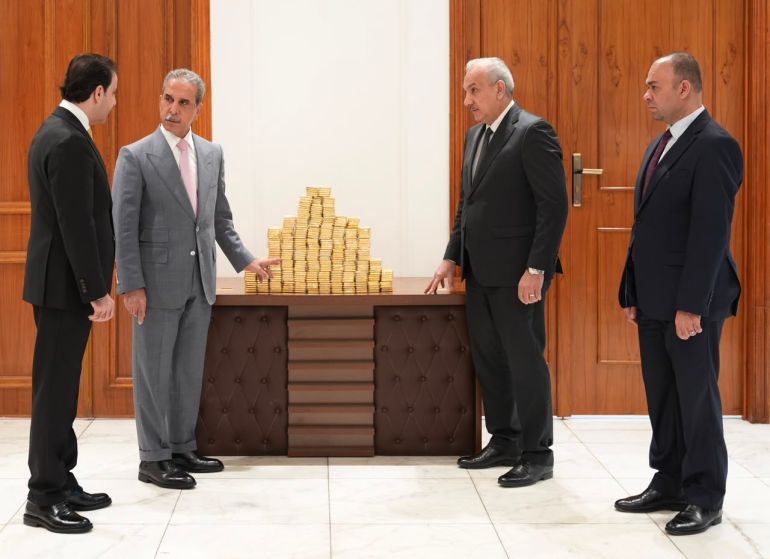 375 Kilograms of Gold Recovered in Case of Oil Ministry Undersecretary for Refining Affairs [Handout/Iraq’s Supreme Judicial Council]