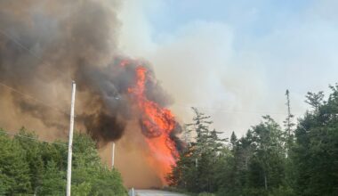N.S. crews continue to fight wildfire northeast of Halifax