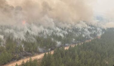 Entire Village of Clinton on evacuation order due to nearby wildfire