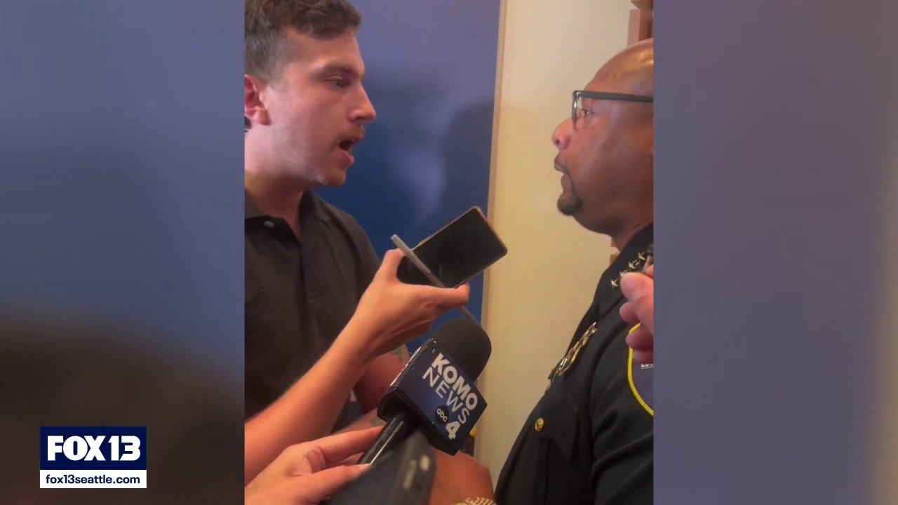 Seattle police chief confronts reporter asking about his whereabouts during mass shooting