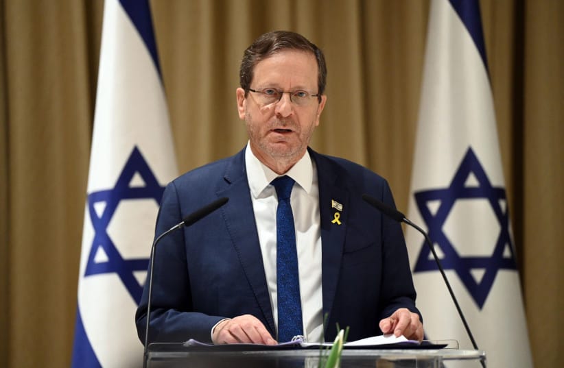 President Isaac Herzog.