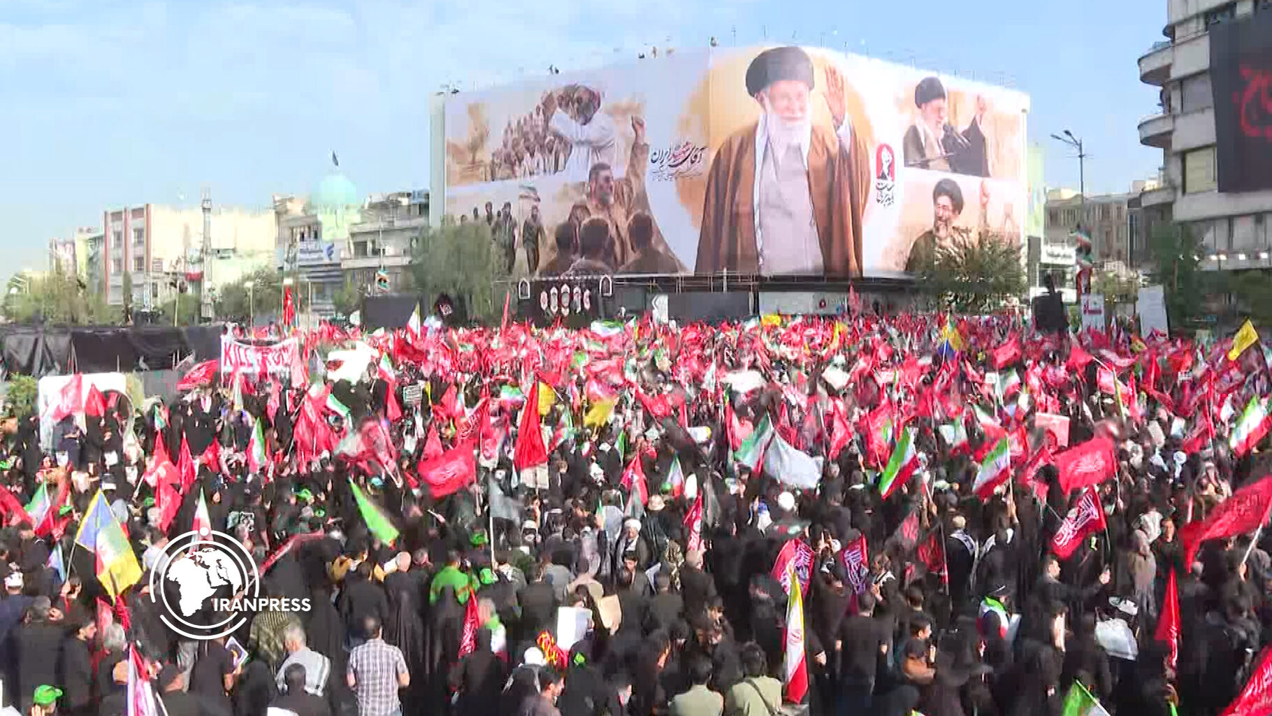 Iran; Leader's Funeral Procession Kicks off in Tehran