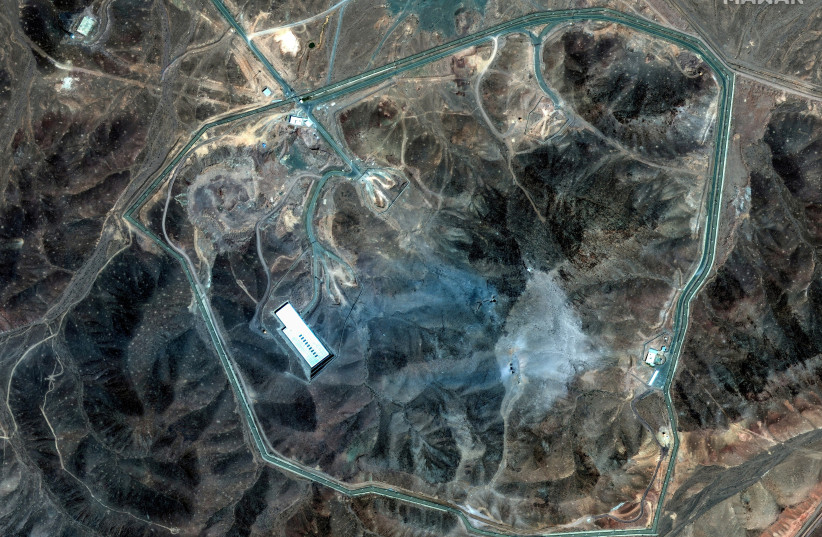 A satellite view shows an overview of Fordow underground complex, after the U.S. struck the underground nuclear facility, near Qom, Iran June 22, 2025.