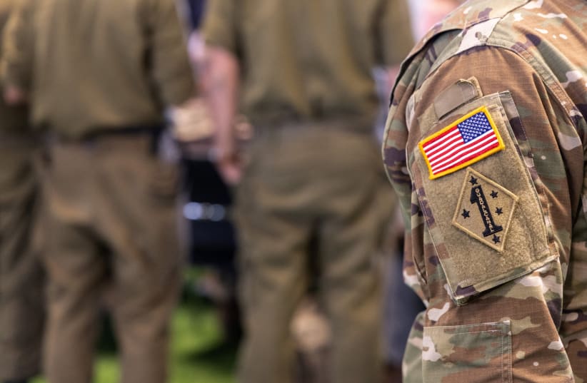 US and Israeli soldiers convene at the Civil Military Coordination Center, overseeing the implementation of President Donald Trump's plan to end the war in Gaza, in Kiryat Gat, southern Israel, November 17, 2025