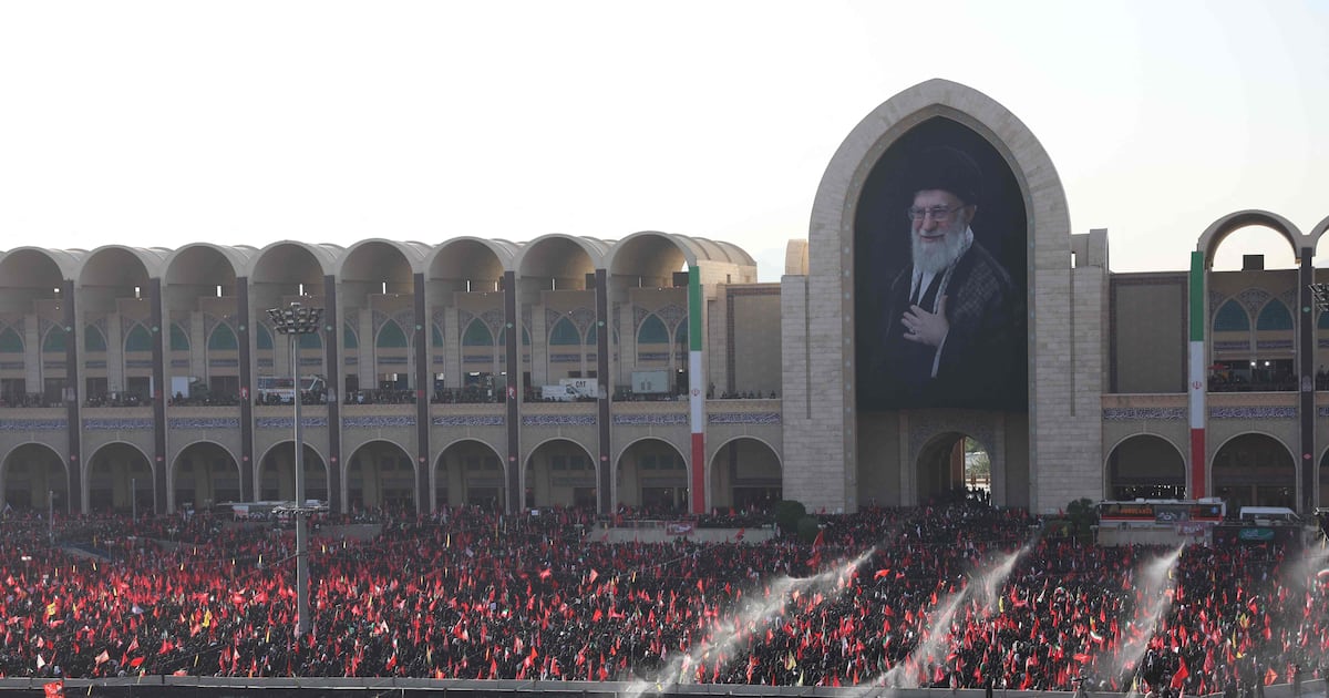 Trump vows to hold fire as tens of thousands mourn Khamenei in Iran