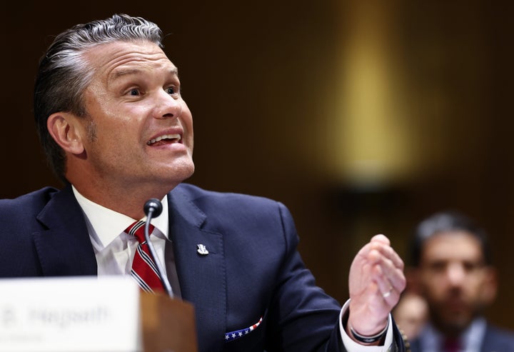 Hegseth flipping out as he testifies during a Senate Appropriations Committee hearing Tuesday.