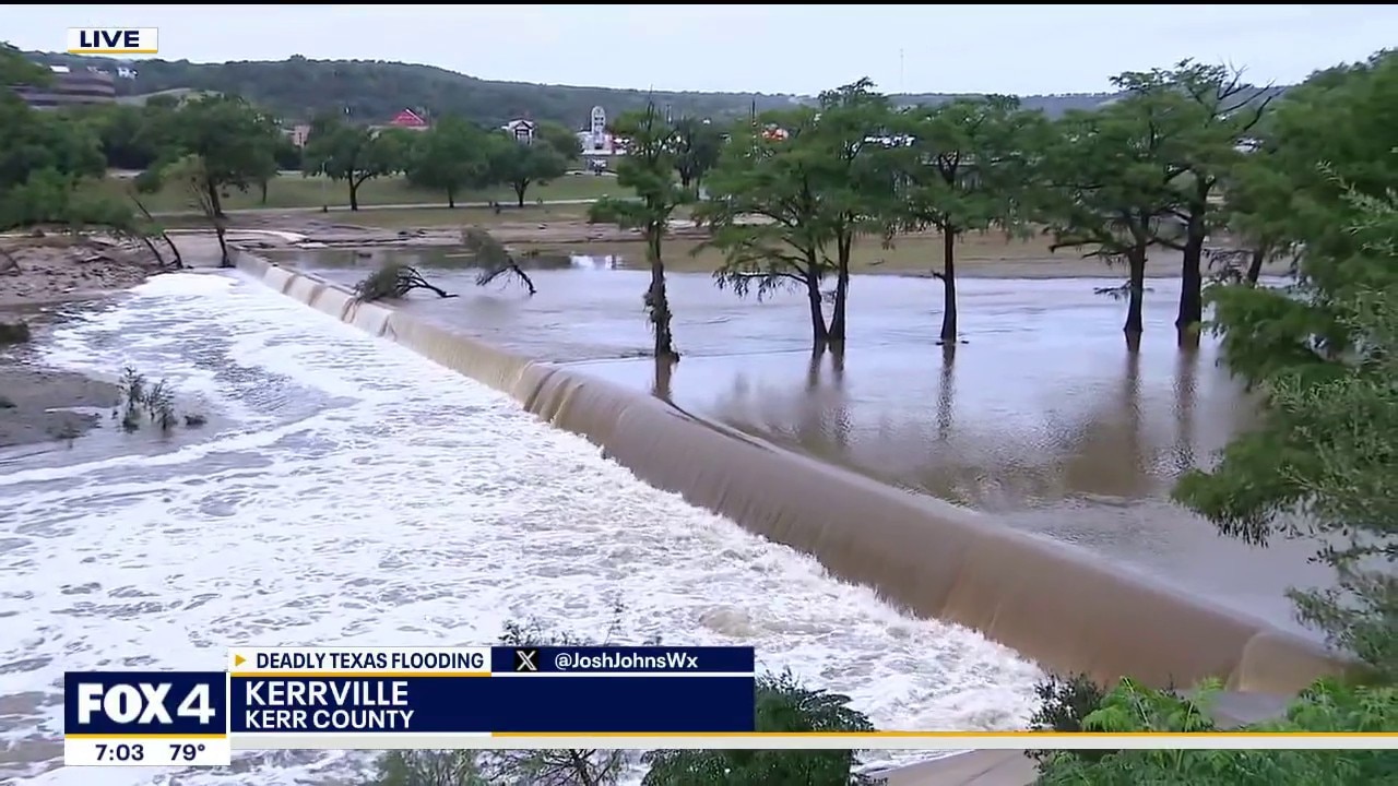Floodwaters slowly receding in Texas HIl Country