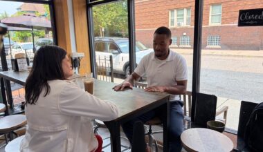 In Detroit, pro-Israel Senate candidate Haley Stevens meets pro-Palestinan El-Sayed voter