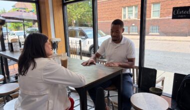 In Detroit, pro-Israel Senate candidate Haley Stevens meets a pro-Palestinan El-Sayed supporter
