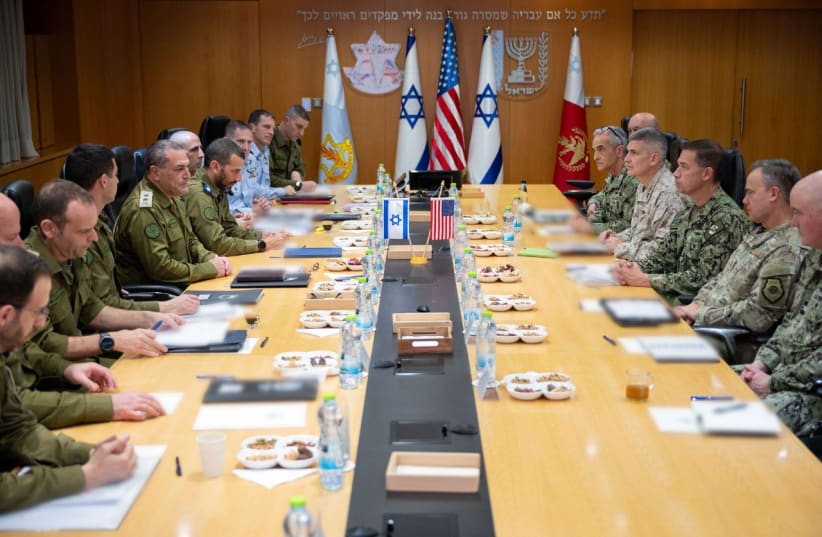 CENTCOM's Adm. Brad Cooper meets with IDF Chief of Staff Lt. Gen. Eyal Zamir on January 24, 2026.