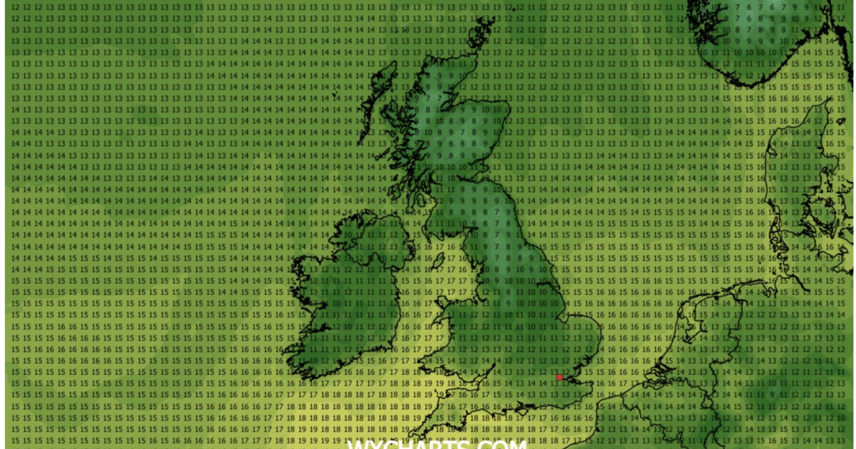 UK heatwave ends with weather maps plunging down to 7C - 14 areas belo | Weather | News