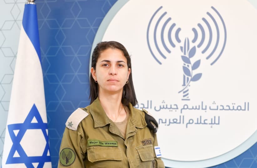 Maj. Ella Waweya, the new Arabic language spokesperson.