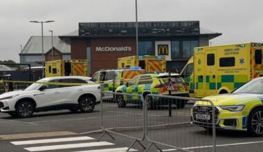 Llandudno incident RECAP: Air ambulances spotted as police cordon set up outside McDonalds | UK | News