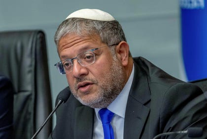 Ben-Gvir in the Knesset, this month. The Supreme Court manage to curtail some of his powers to interfere in police affairs. Credit: Olivier Fitoussi Ben-Gvir in the Knesset, this month. The Supreme Court manage to curtail some of his powers to interfere in police affairs.