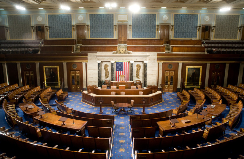 The US House of Representatives chamber is seen December 8, 2008 in Washington, DC; Illustrative.