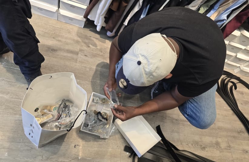 Police seize Rolex watches suspected of being stolen or counterfeit, Beit Hanina, July 22, 2026.
