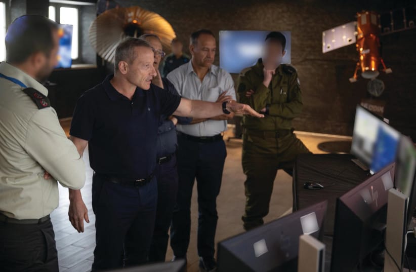 BARAM VISITS the 9900th Unit, the IDF’s visual intelligence and geospatial division, accompanied by the unit’s commander, Brig.-Gen. ‘S,’ and the head of the Space Directorate within the Defense Ministry’s Directorate of Defense, Research & Development, Avi Berger, last week.
