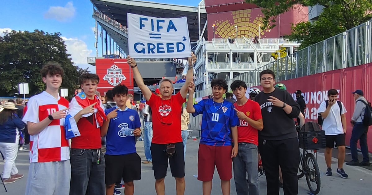 Toronto man charged after protesting FIFA's 'greed' at Exhibition Place