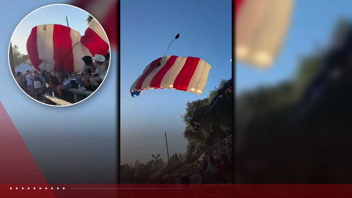 Folsom Pro Rodeo skydiver crashes feet away from crowd