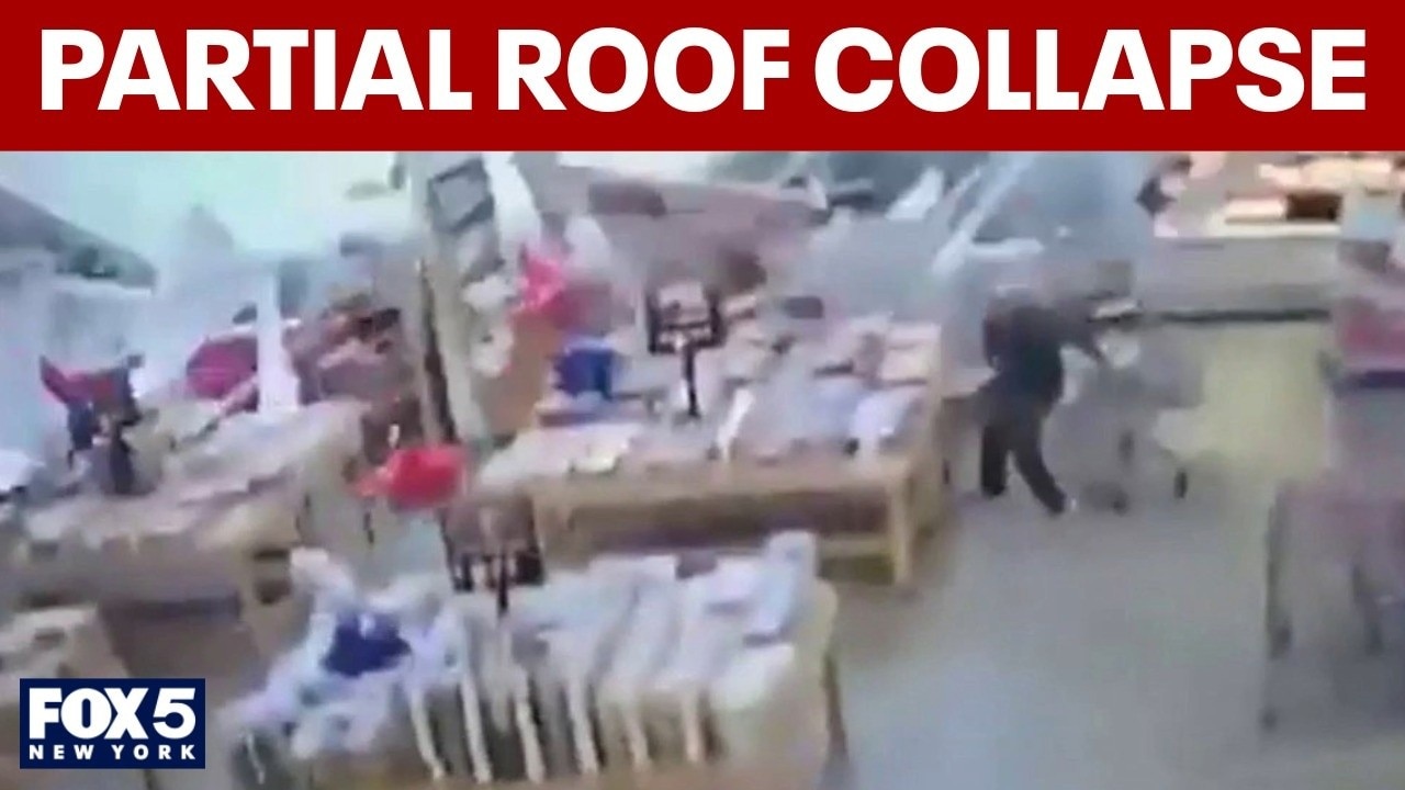 Roof partially collapses in NJ BJ's Wholesale Club