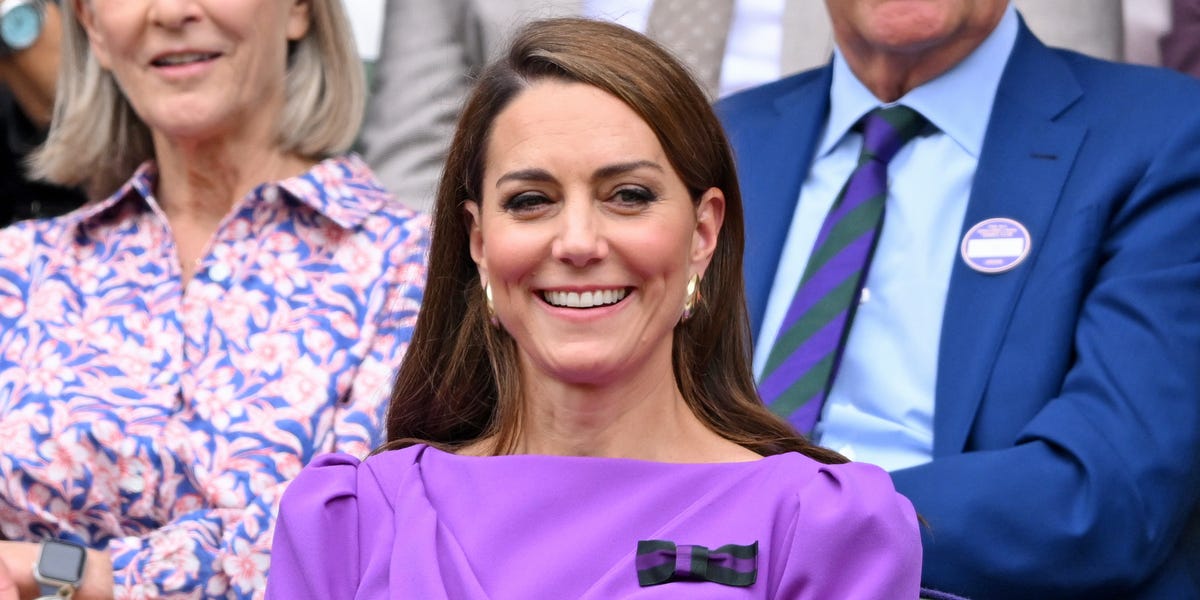 Princess of Wales makes Wimbledon debut in 'Princess Diana blue' linen suit
