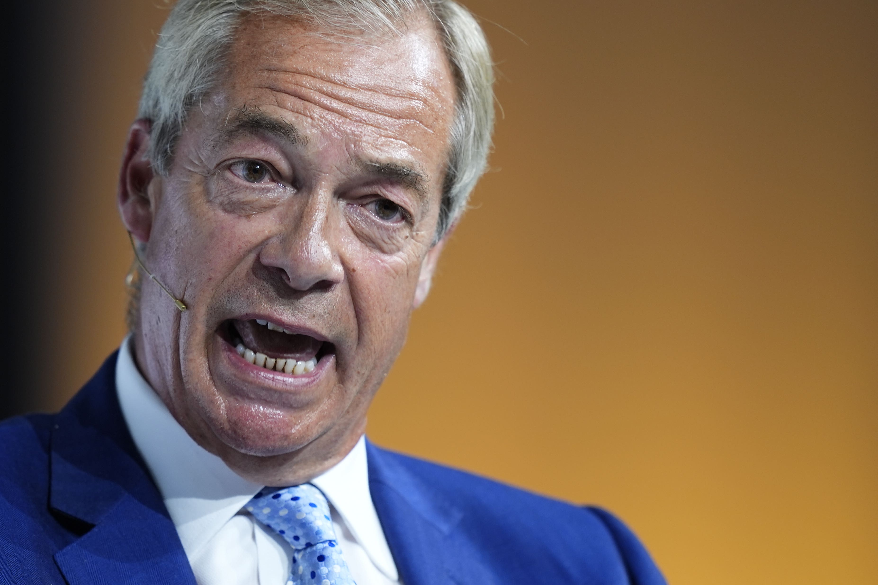 Reform UK leader Nigel Farage has been criticised (Jordan Pettitt/PA)