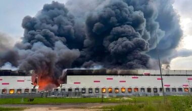 Russian industrial sites on fire after Ukrainian drone attacks | Russia-Ukraine war News