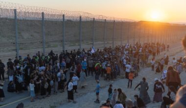 Ministers join settler activists on march through closed military zone to Gaza border