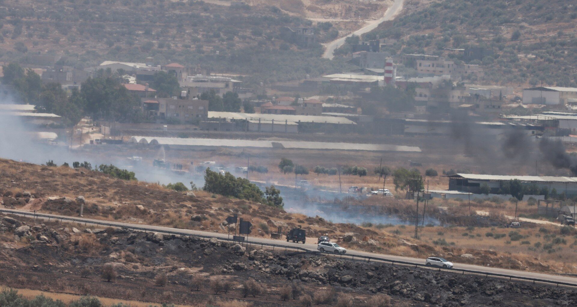 Two Palestinians shot dead by Israeli forces as West Bank fields set ablaze | Israel-Palestine conflict News