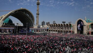 Mourners chant 'death' to America and Israel as Iran begins days-long Khamenei funeral