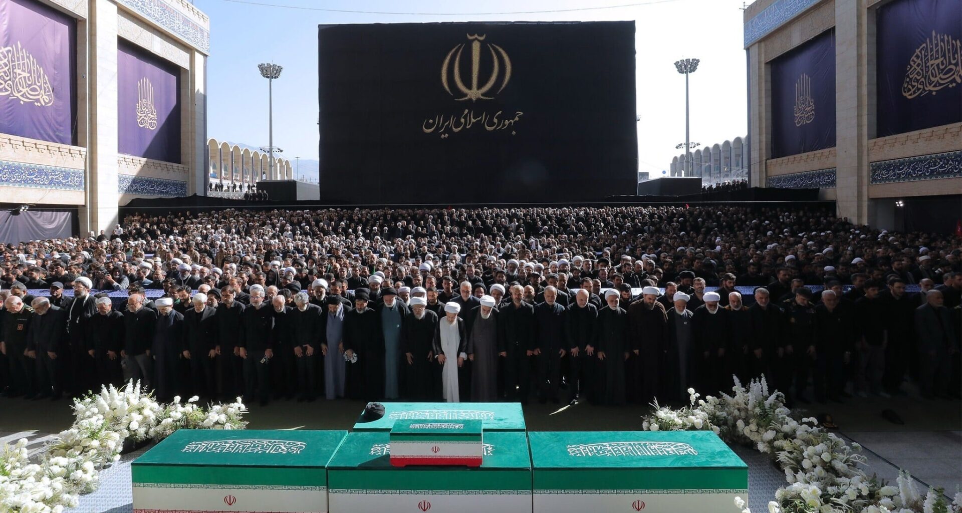 3 of Khamenei’s sons join top leaders at Tehran funeral, but not his successor Mojtaba