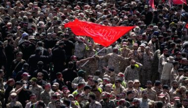 Mourners throng funeral procession for Ayatollah Ali Khamenei in Iran