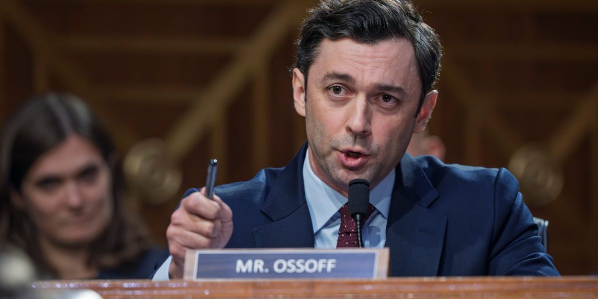 The Democrats suddenly have a 39-year-old Senate warrior tearing into Trump and 'Prince Don and Prince Eric': Jon Ossoff