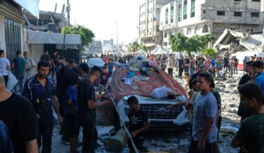 10 said killed, including three children, in Israeli strikes in northern Gaza