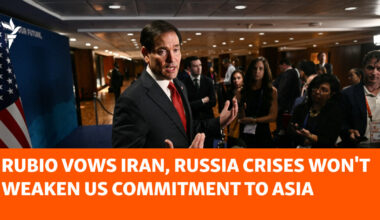 Rubio Vows Iran, Russia Crises Won't Weaken US Commitment To Asia