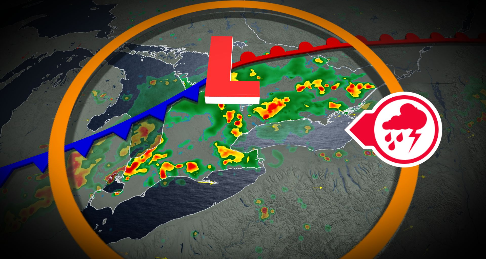 Strong winds, rain, and hail: Severe storm threat hits Ontario Thursday