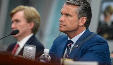 Hegseth is facing questions from senators over funding for the Iran war