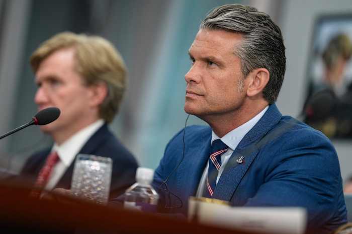 Hegseth is facing questions from senators over funding for the Iran war