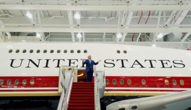 In a first, Trump will travel aboard Qatari-donated Air Force One