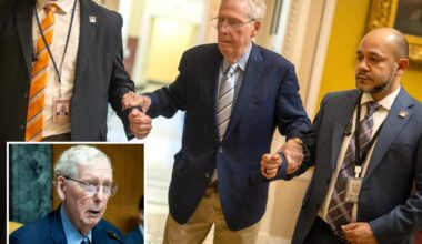Mitch McConnell was found 'unconscious' in DC home last month, may have suffered heart attack