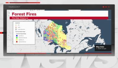 Ontario crews battling about 190 wildfires, half out of control: officials