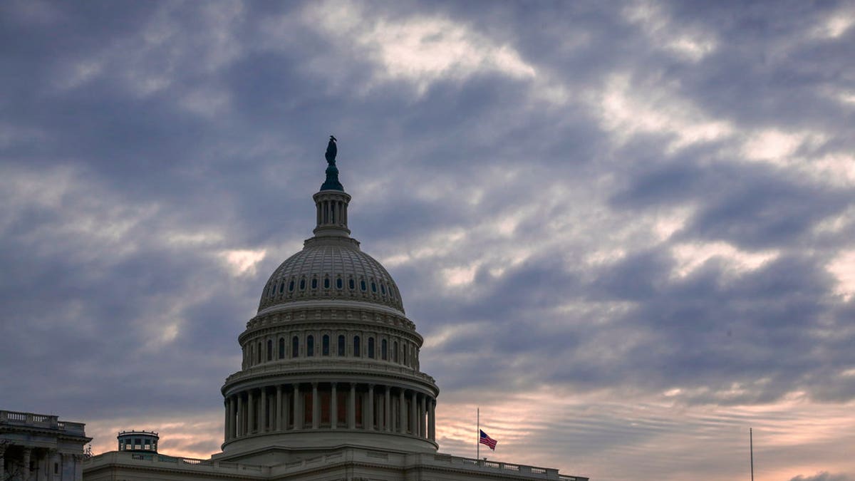 The Capitol is seen in Washington, Friday morning, Dec. 14, 2018, after Congress adjourned until next week. Congress is racing to avoid a partial government shutdown over President Donald Trump’s border. But you wouldn’t know it by the schedule. Lawmakers are away until next week. The ball is in Trump’s court, both sides say. (AP Photo/J. Scott Applewhite)