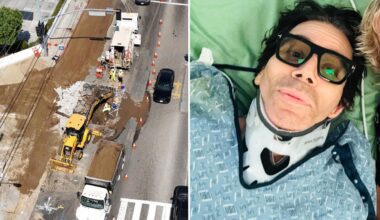 Businessman suffers spinal cord injury after falling on muddy West Hollywood street