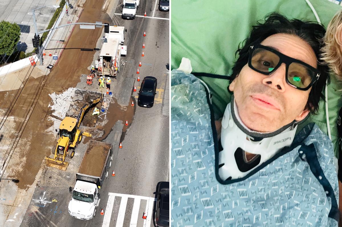 Businessman suffers spinal cord injury after falling on muddy West Hollywood street