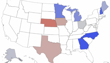 Map Shows Democrats' Chances of Beating GOP in Each Key Senate Race With 98 Days to Midterm