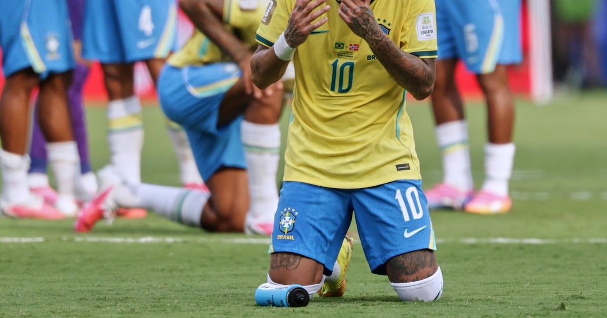 Neymar says after World Cup elimination he is done playing for Brazil's national team