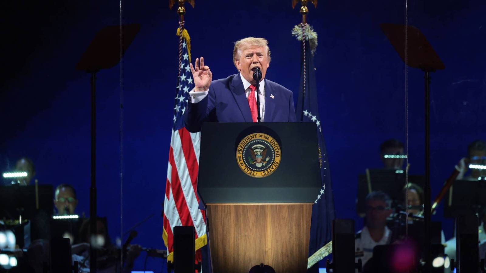 Trump Says Weird Stuff About History in America 250 Speech