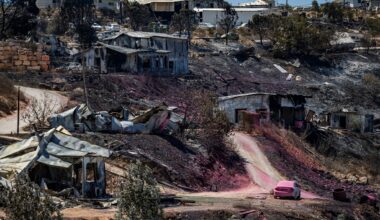 13 homes burnt, dozens damaged in West Bank settlement as crews battle blaze for 2nd day