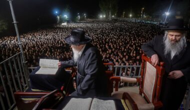 Thousands protest outside military prison, AG's home over arrest of yeshiva student