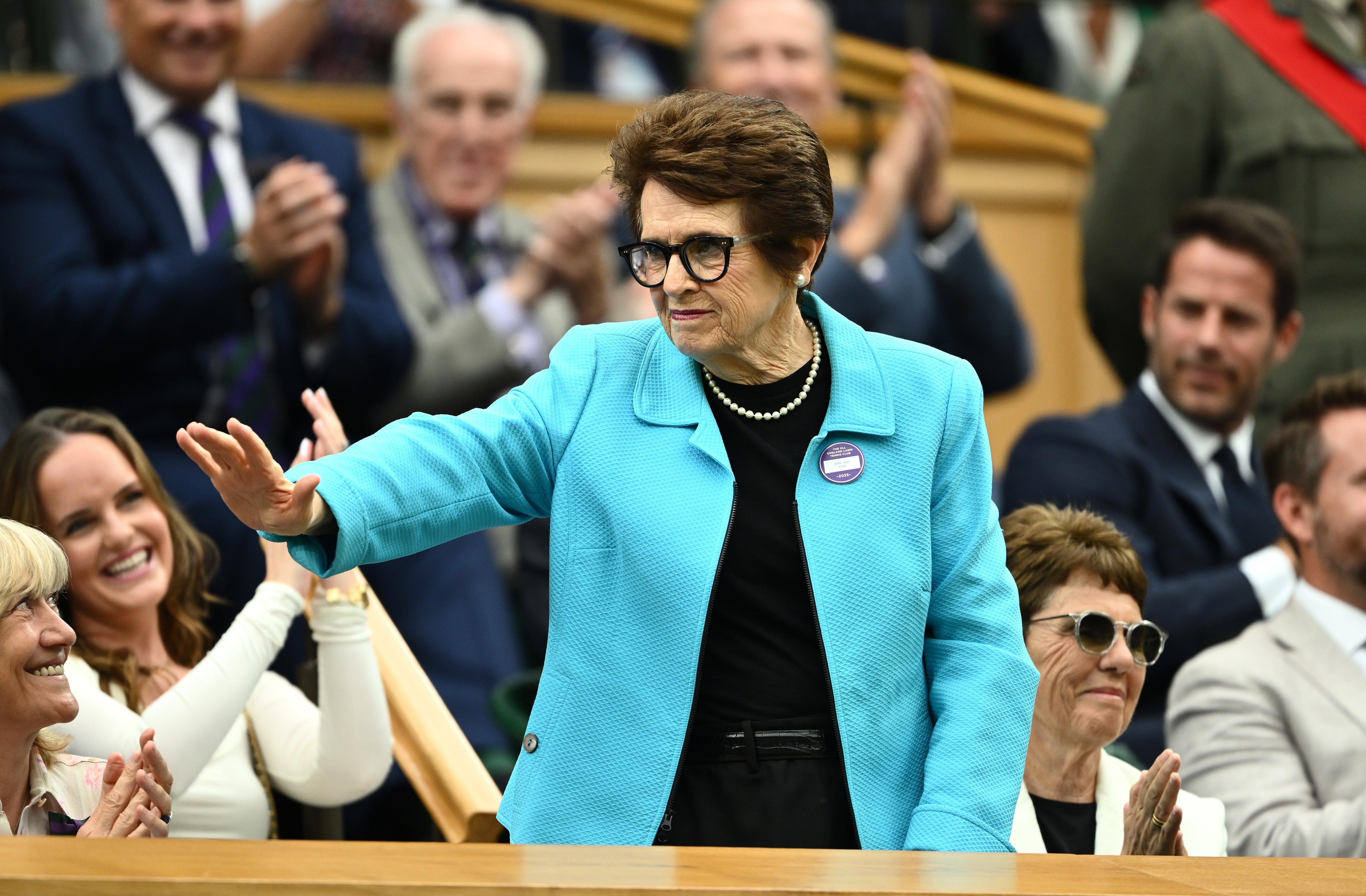Former champion Billie Jean King is one of many victors who'll return to centre court today